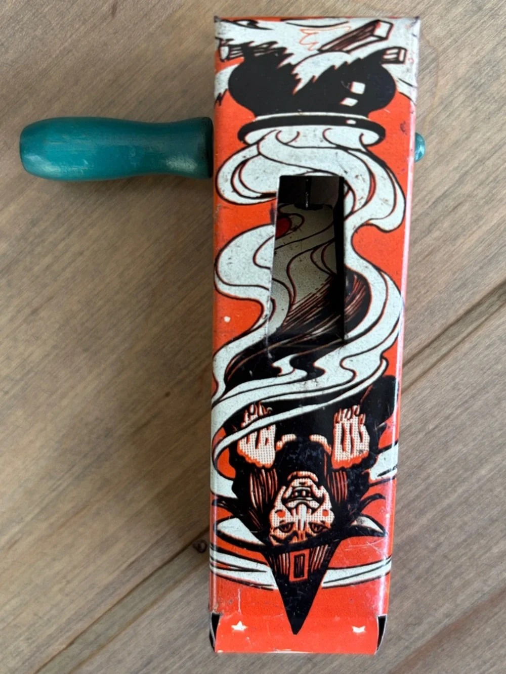 Vintage Witch Hand Crank Noisemaker
